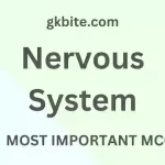 Nervous System MCQ in Hindi – तंत्रिका तंत्र Science Quiz nervous system mcq in hindi