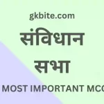 Samvidhan Sabha MCQ in Hindi – संविधान सभा Objective Quiz samvidhan sabha mcq in hindi