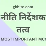राज्य के नीति निर्देशक तत्व MCQ in Hindi – Objective Quiz राज्य के नीति निर्देशक तत्व MCQ in Hindi